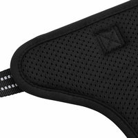 Pettorina per Cani con Strisce Riflettenti Regolabile Nera L 4013370