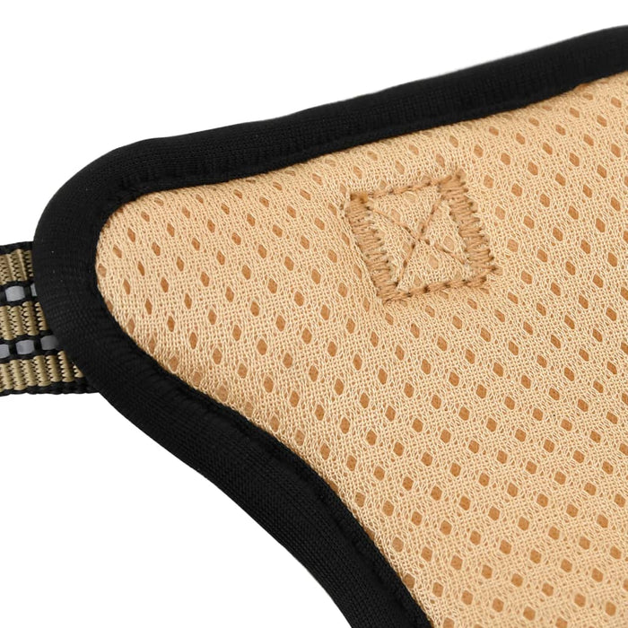 vidaXL Pettorina Cani con Strisce Riflettenti Regolabile Marrone XL