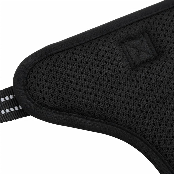 Pettorina per cani con guinzaglio e collare regolabile S Nero 02_0042330