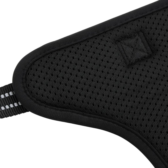 Pettorina per cani con guinzaglio e collare regolabile S Nero 02_0042331