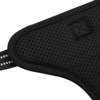 vidaXL Pettorina per Cani con Guinzaglio e Collare Regolabile Nero XL