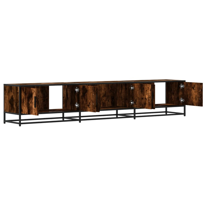 Mobile TV-Credenza per TV-Console TV Rovere Fumo 210x35x41 cm in Truciolato 446053