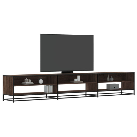 Mobile TV-Credenza per TV-Console TV Rovere Marrone 270x40x46 cm in Truciolato