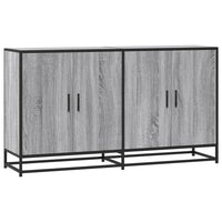 vidaXL Credenza Grigio Sonoma 134x35x76 cm in Truciolato