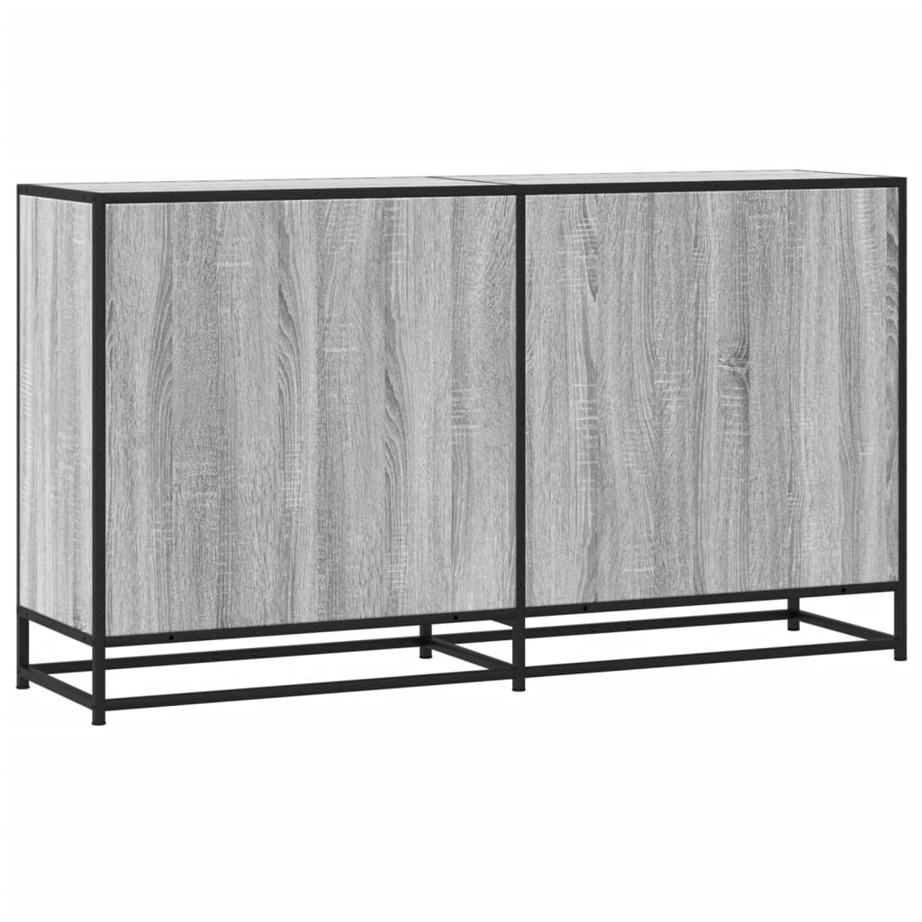 vidaXL Credenza Grigio Sonoma 134x35x76 cm in Truciolato