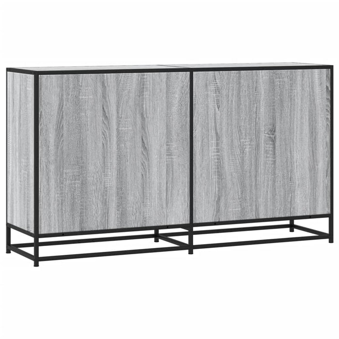 vidaXL Credenza Grigio Sonoma 134x35x76 cm in Truciolato