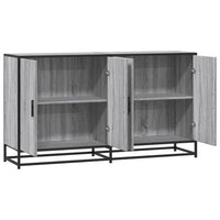 vidaXL Credenza Grigio Sonoma 134x35x76 cm in Truciolato