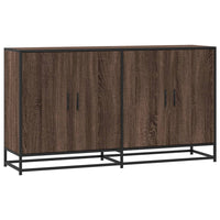 vidaXL Credenza Rovere Marrone 134x35x76 cm in Truciolato