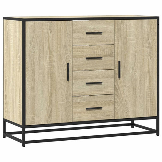 vidaXL Credenza Rovere Sonoma 92x35x76 cm in Legno Multistrato
