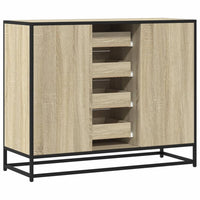 vidaXL Credenza Rovere Sonoma 92x35x76 cm in Legno Multistrato