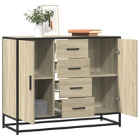 vidaXL Credenza Rovere Sonoma 92x35x76 cm in Legno Multistrato
