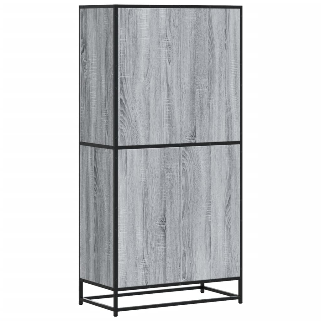 vidaXL Credenza Grigio Sonoma 68x35x139 cm in Truciolato
