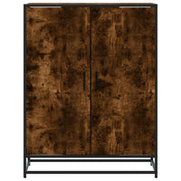 Scarpiera Rovere Fumo 75x38x97,5 cm Legno Multistrato Metallo 3300867