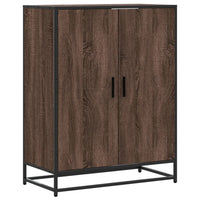 Scarpiera Rovere Marrone 75x38x97,5cm Legno Multistrato Metallo 3300869