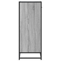vidaXL Scarpiera Grigio Sonoma 75x38x97,5 cm Legno Multistrato Metallo