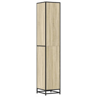 Mobile da Bagno Sonoma 35x37,5x188,5 cm in Truciolato e Metallo 3300881