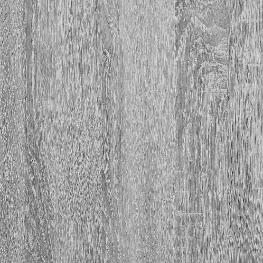 vidaXL Set Mobili da Bagno 3 pz Grigio Sonoma in Legno Multistrato
