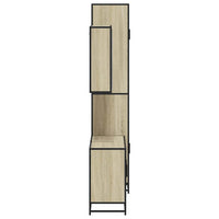 Set Mobili da Bagno 3 pz Rovere Sonoma in Legno Multistrato 3301071