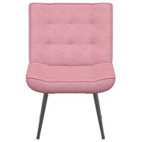 Poltrona Relax 64x74x84 cm Rosa in Velluto 4012320