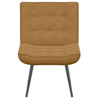 Poltrona Relax 64x74x84 cm Marrone in Velluto 4012324