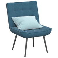 vidaXL Poltrona Relax 64x74x84 cm Blu in Velluto