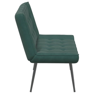 vidaXL Panca Verde Scuro 110x74x84 cm in Velluto