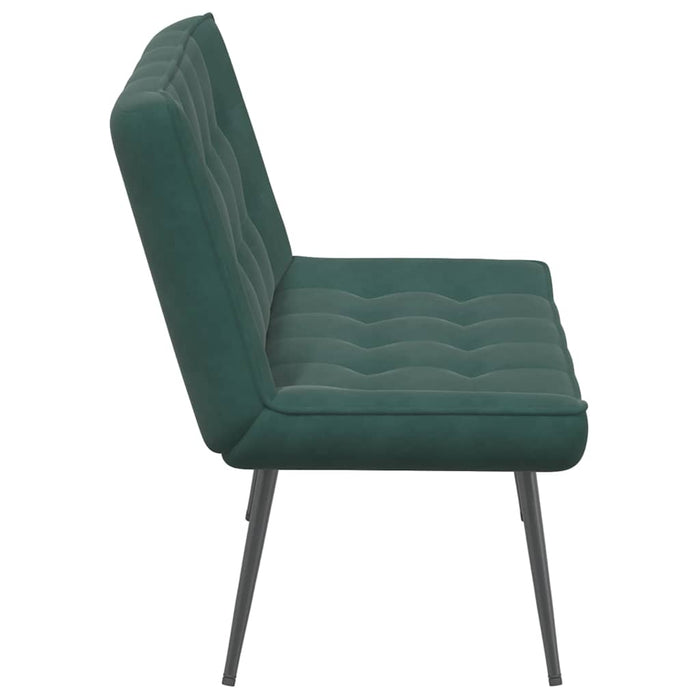 vidaXL Panca Verde Scuro 110x74x84 cm in Velluto