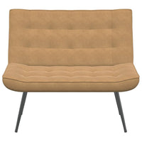 Panca Marrone 110x74x84 cm in Velluto 4012344