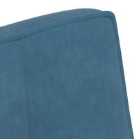 Panca Blu 110x74x84 cm in Velluto 4012346