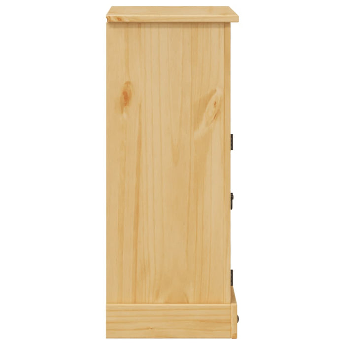 vidaXL Mobile da Bagno Corona 70x33x80 cm in Legno Massello di Pino