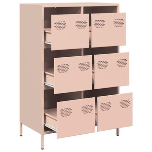 Credenza Rosa 68x39x101,5 cm in Acciaio 851221