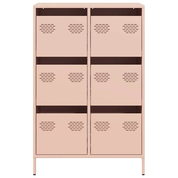Credenza Rosa 68x39x101,5 cm in Acciaio 851221