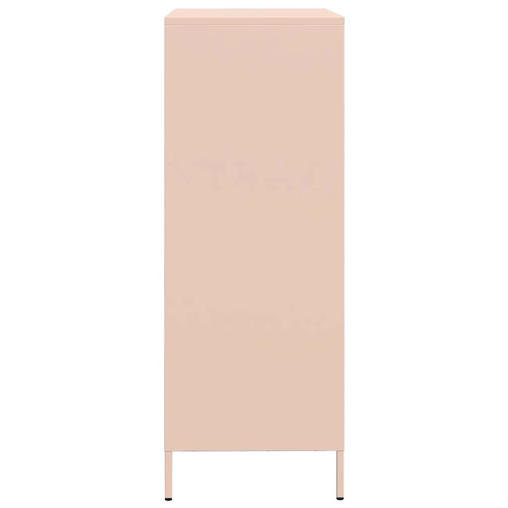 Credenza Rosa 68x39x101,5 cm in Acciaio 851221