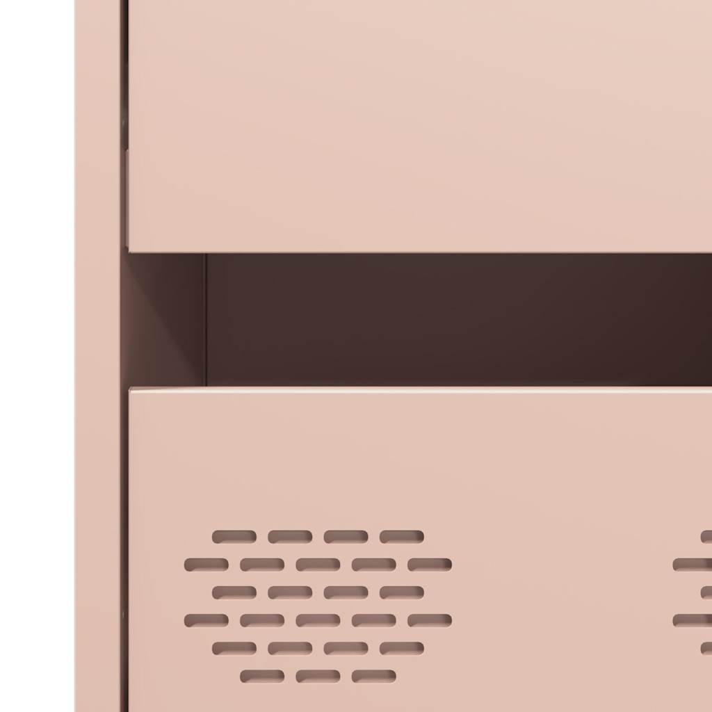 Credenza Rosa 68x39x101,5 cm in Acciaio 851221