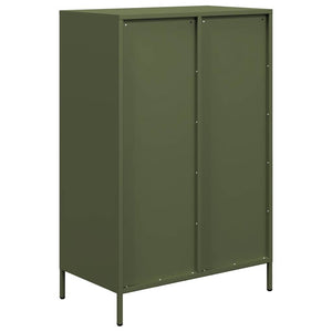 Credenza Verde Oliva 68x39x101,5 cm in Acciaio 851224