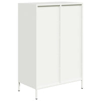 vidaXL Credenza Bianca 68x39x101,5 cm in Acciaio