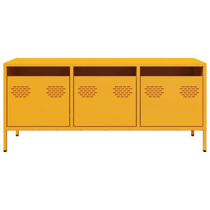 Mobile TV Giallo Senape 101,5x39x43,5 cm in Acciaio 851229