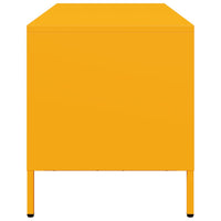 Mobile TV Giallo Senape 101,5x39x43,5 cm in Acciaio 851229