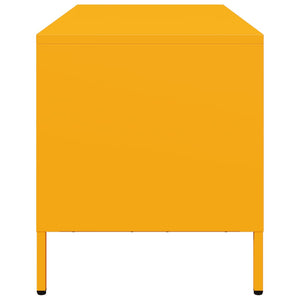 Mobile TV Giallo Senape 101,5x39x43,5 cm in Acciaio 851229