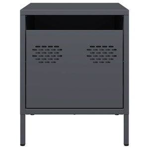 Comodini 2 pz Antracite 35x39x43,5 cm in Acciaio 851249