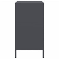 vidaXL Credenza Antracite 68x39x73,5 cm in Acciaio Laminato a Freddo