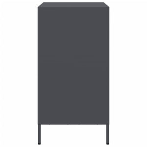 vidaXL Credenza Antracite 68x39x73,5 cm in Acciaio Laminato a Freddo