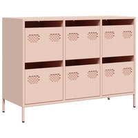 Credenza-Buffet-Armadio da cucina Rosa 101,5x39x73,5 cm in Acciaio Laminato a Freddo 516716
