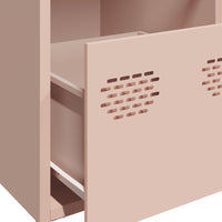 Credenza-Buffet-Armadio da cucina Rosa 101,5x39x73,5 cm in Acciaio Laminato a Freddo 516716