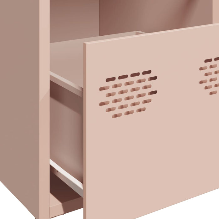 Credenza-Buffet-Armadio da cucina Rosa 101,5x39x73,5 cm in Acciaio Laminato a Freddo 516716