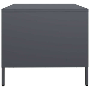 Tavolino Antracite 101,5x50x43,5cm in Acciaio Laminato a Freddo