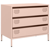 vidaXL Credenza Rosa 68x39x58,5 cm in Acciaio Laminato a Freddo