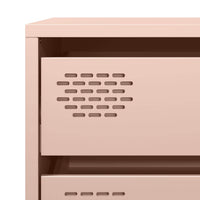 vidaXL Credenza Rosa 68x39x58,5 cm in Acciaio Laminato a Freddo