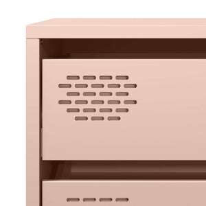 vidaXL Credenza Rosa 68x39x58,5 cm in Acciaio Laminato a Freddo
