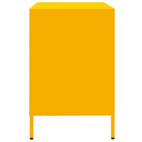 Credenza Giallo Senape 68x39x58,5 cm Acciaio Laminato a Freddo 851295